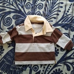 LL Bean baby long sleeve Polo shirt